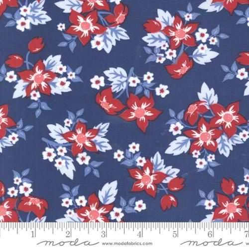 Moda Fabrics Star Spangled 24170 13 Twilight
