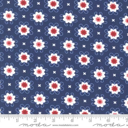 Moda Fabrics Star Spangled 24173 13 Twilight