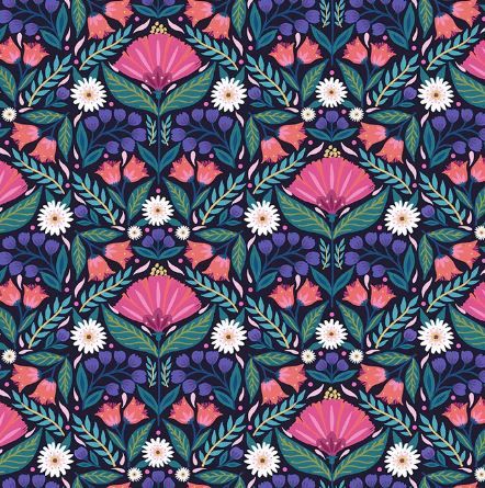 Windham Fabrics Dayspring  54799-1 Midnight