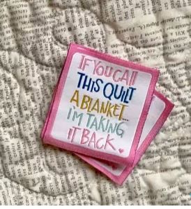 Kati Cupcake If You Call This A Blanket Label KC298