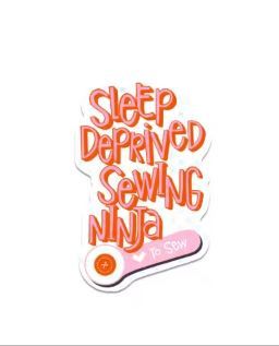 Kati Cupcake Sleep Deprived Sticker KC322