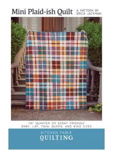 Kitchen Table Quilting Mini Plaid-ish Pattern KTQ186