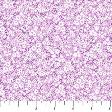 FIGO Fabrics Pocket Posies 91201-80 Lilac