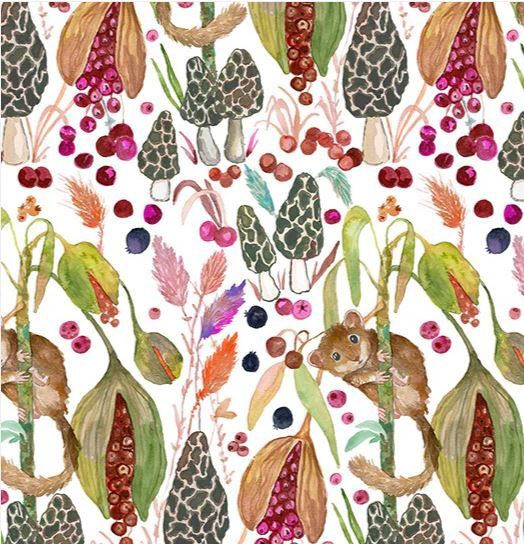 Windham Fabrics Forest Fruits 54770D-1 White