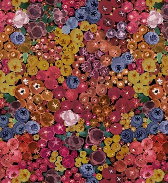 Windham Fabrics Forest Fruits  54774D-2 Berry