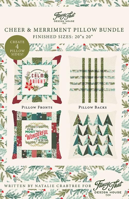 Fancy That Design House Cheer &amp; Merriment Cozy Quilt Pattern by Stephanie Sliwinski FTD 205