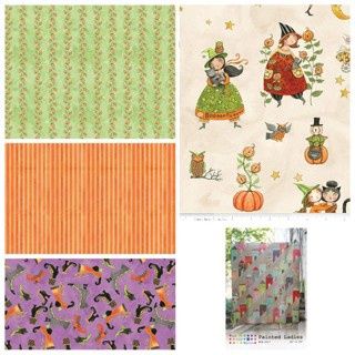 Painted Ladies Ghoul Friends Quilt Kit