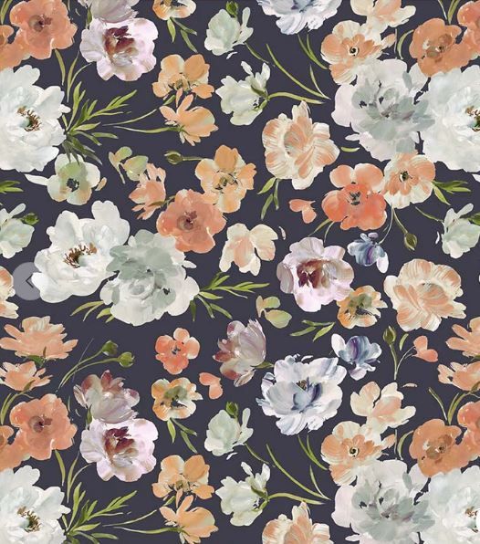 Windham Fabrics Bloomfield  54874D-19 Navy