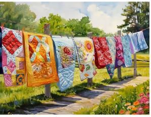 Quilts on the Line 1000pc Puzzle 77112