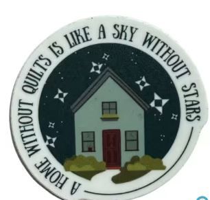 A Home Without Quilts Sticker MBQC4032