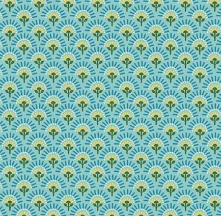 Andover Fabrics Whimsy A-1658-LB Turquoise