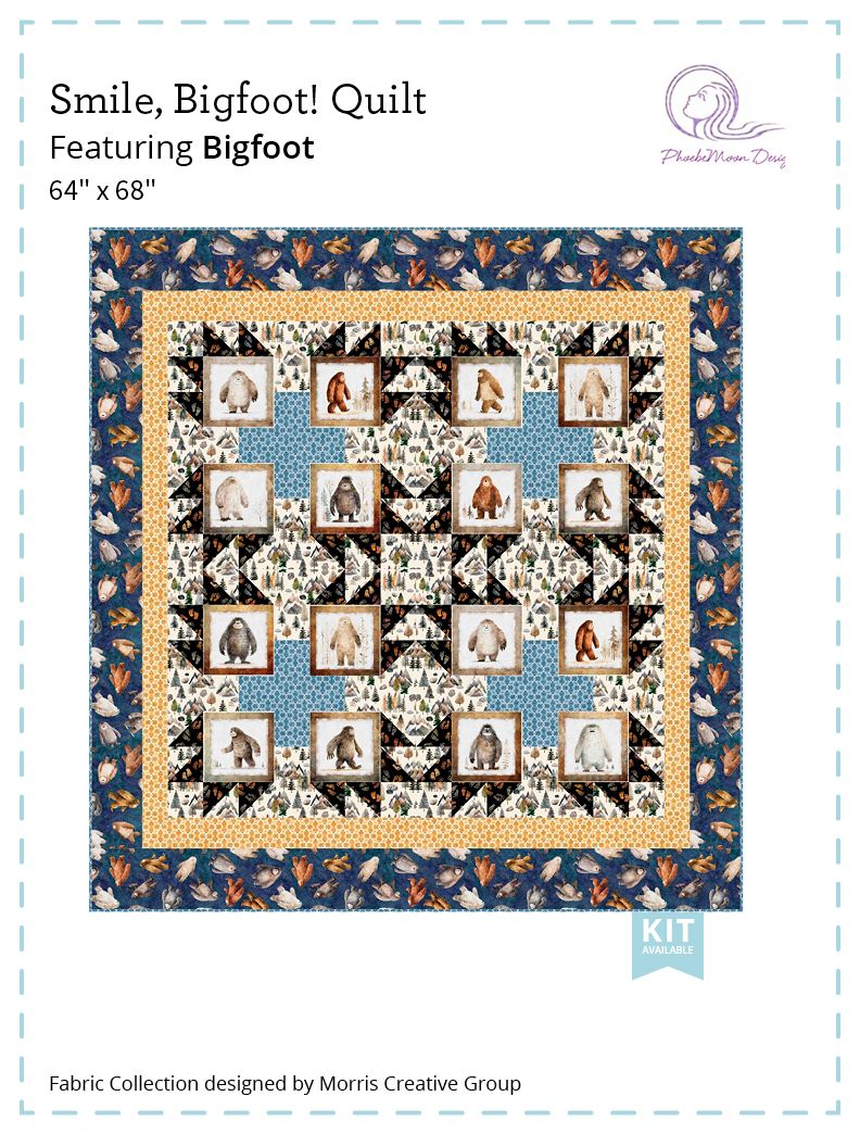 Smile, Bigfoot!  Pattern PMD24025