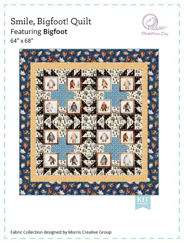 Smile, Bigfoot!  Pattern PMD24025