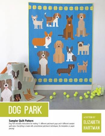Elizabeth Hartman Dog Park Pattern EH076