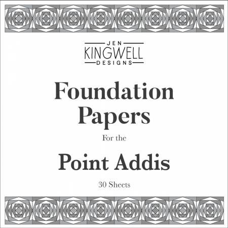 Jen Kingwell Designs Foundation Papers Point Addis JKD-0295