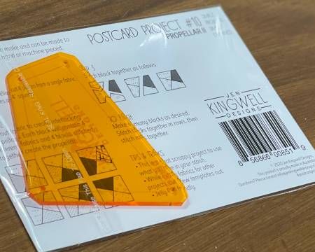 Jen Kingwell Designs Postcard Project #10 Propellar II JKD 8519