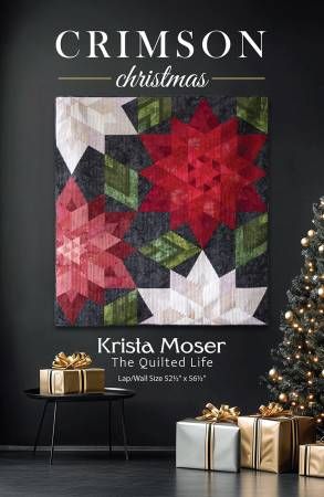 Crimson Christmas Quilt Pattern TQL10036