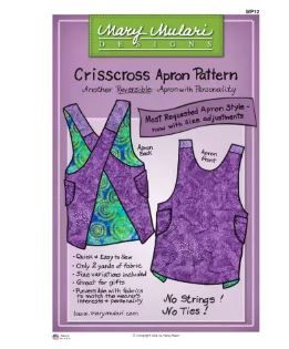 Mary's Productions Crisscross Apron Pattern by Mary Mulari MP 12