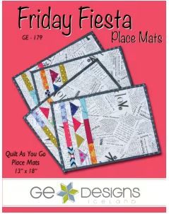 GE Designs Friday Fiesta Placemats Pattern  GE 179