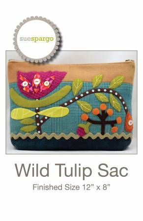 Sue Spargo Wild Tulip Sac Pattern SS78