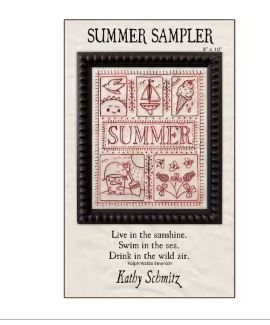 Kathy Schmitz Studio Summer Sampler Pattern by Kathy Schmitz KS 2205