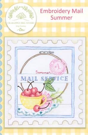 Crabapple Hill Studio Embroidery Mail - Summer Pattern CAH2240
