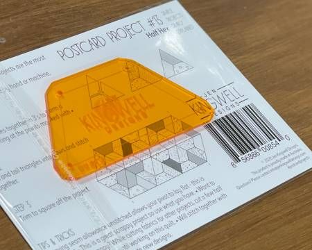 Jen Kingwell Designs Postcard Project #13 Half Hex JKD 8540