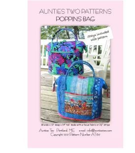 Aunties Two Poppins Bag Pattern AT617