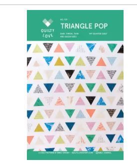 Quilty Love Triangle Pop Quilt Pattern QLP109