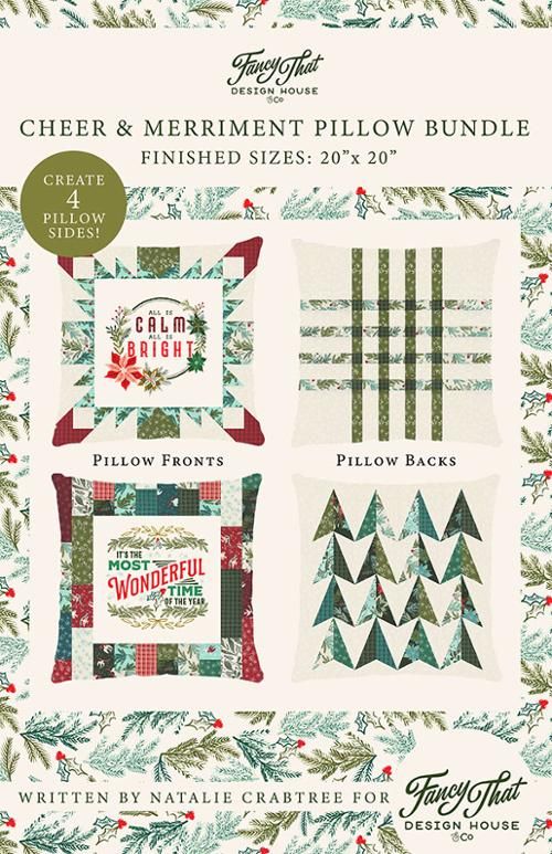 Fancy That Design House Cheer &amp; Merriment Cozy Quilt Pattern by Stephanie Sliwinski FTD 205