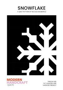 Modern Handcraft Snowflake Quilt Pattern MH#009