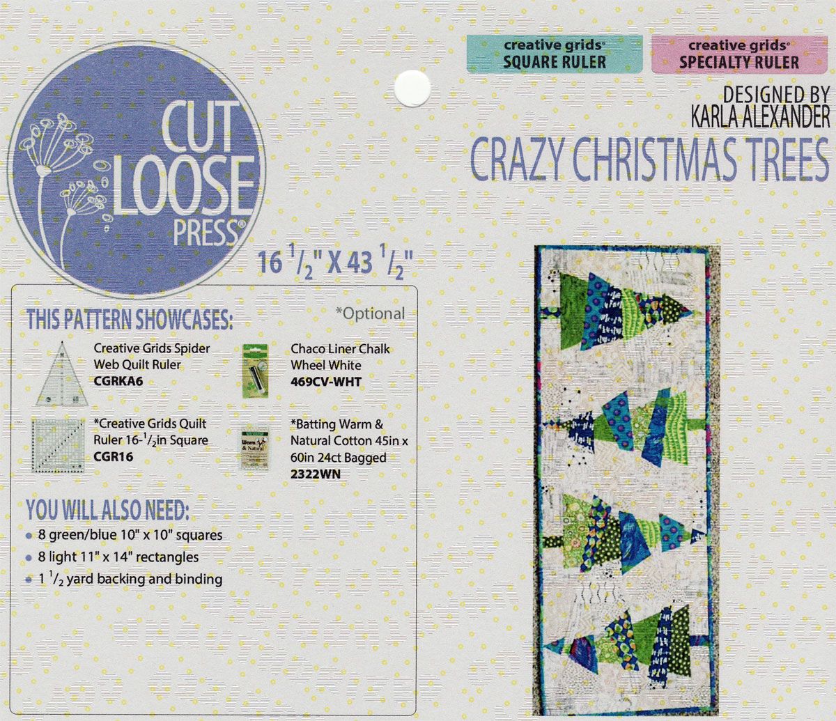 Crazy Christmas Pattern CLPKAL009