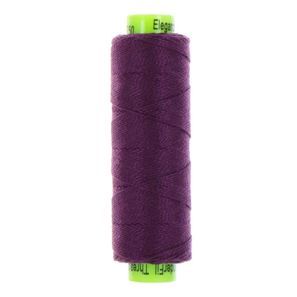 Sue Spargo Eleganza #8 Perle Cotton 70 yd EZ50-8  Plum Parasol
