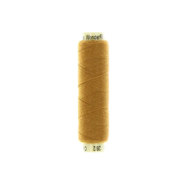 Sue Spargo Ellana 12wt(28/2) Wool/Acrylic Blend Thread 70yd EN35 Old Gold