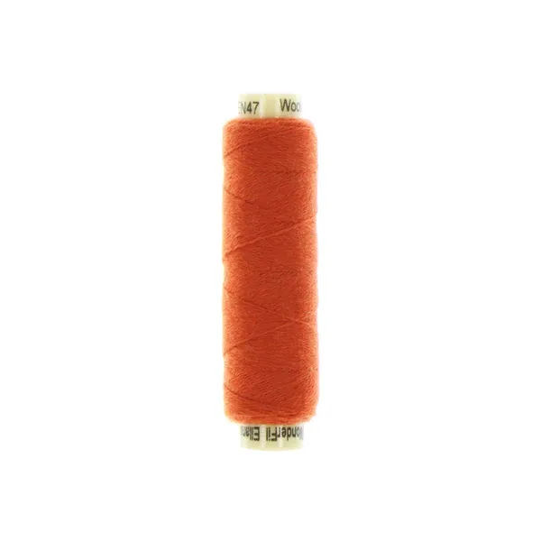 Sue Spargo Ellana 12wt(28/2) Wool/Acrylic Blend Thread 70yd EN47 Pumpkin