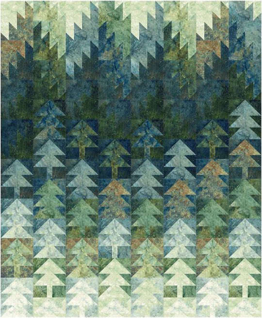 Misted Pines 2.0 Quilt Kit