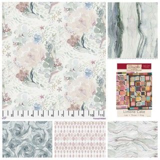 Limone Cake Brushstrokes Quilt Kit