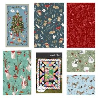 Panel Blast Glad Tidings Quilt Kit