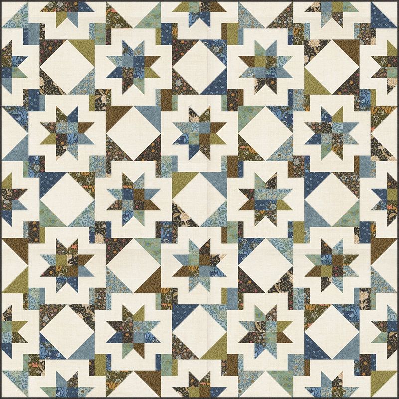 Early Hours Morris Manor Quilt Kit