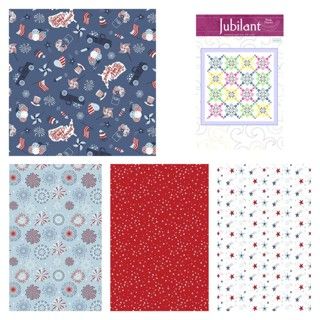 Jubilant Stars &amp; Stripes Forever Quilt Kit