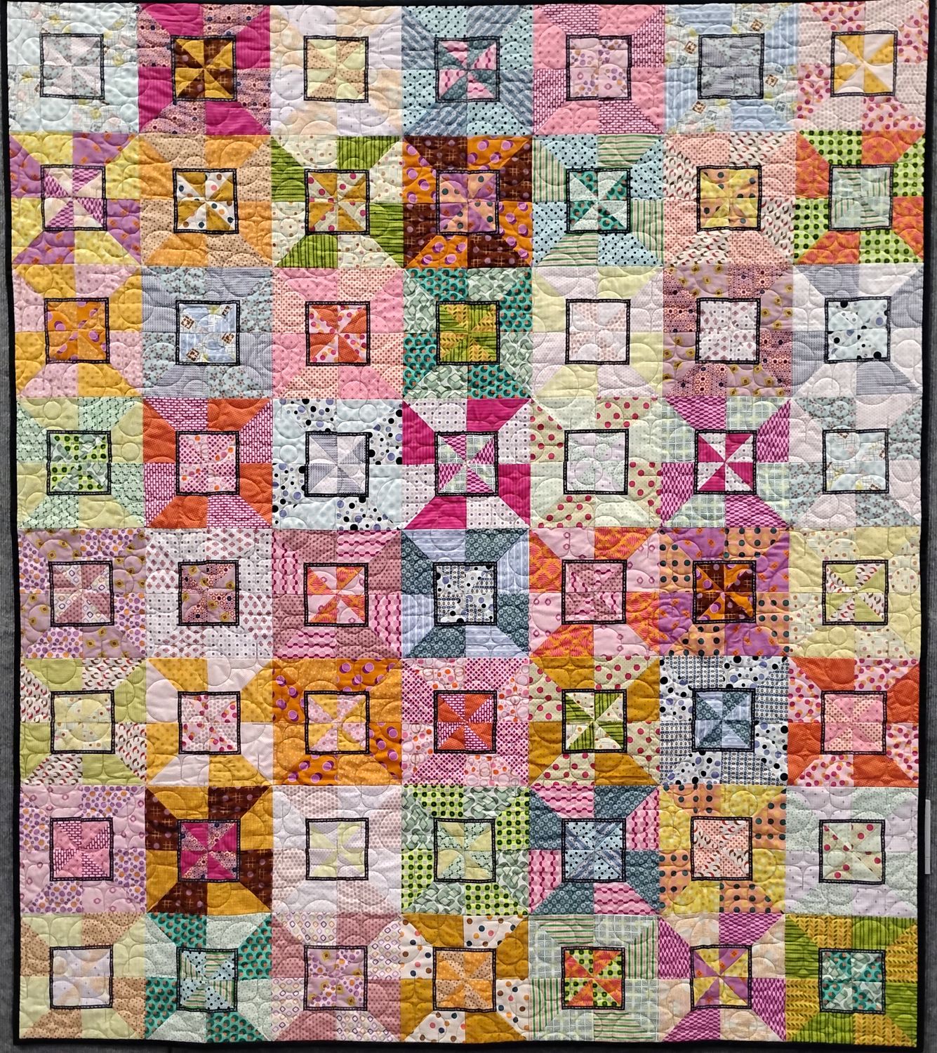 Lollie Wheels Mixed Bag Quilt Kit