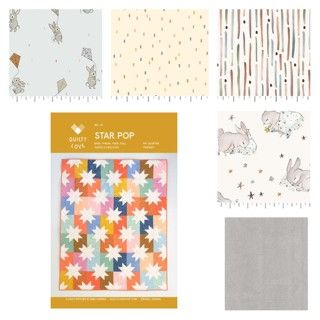 Star Pop Cotton-Tale Quilt Kit