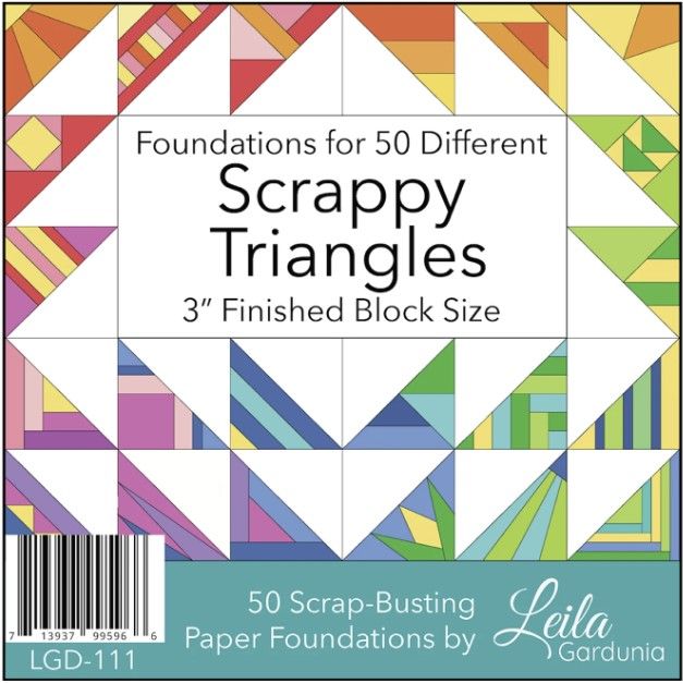 3 in Scrappy Triangle Foundation Pad LGD-111