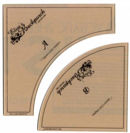 Backporch Design 7" Crazy Curves Acrylic Template EBD04