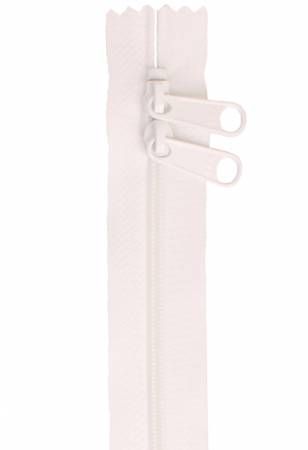 ByAnnie Handbag Zipper 40" Dbl Slide ZIP40-100 White