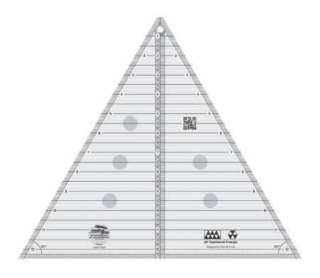 Creative Grids 12.5" Triangle 60 Degree Ruler CGRT12560