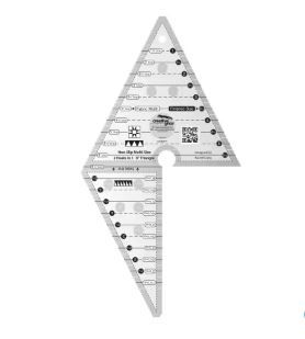Creative Grids 2 Peaks in 1 Triangle Ruler CGR2P1