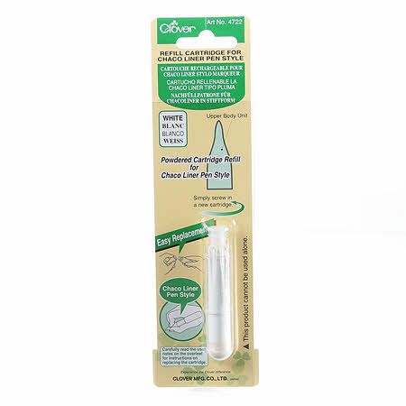 Clover Chaco Liner Pen Refill - White 4722CV