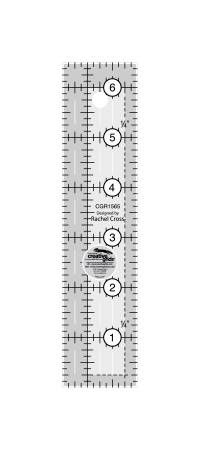Creative Grids 1.5" x 6.5" Ruler CGR1565