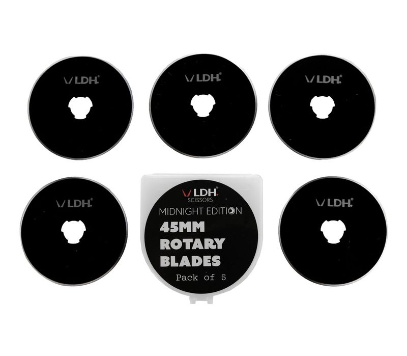 LDH Scissors 45 MM Rotary Blade Midnight Edition LDHRCB4 5